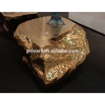 stainless steel coffee table plated handicrafts hotel decorative new products